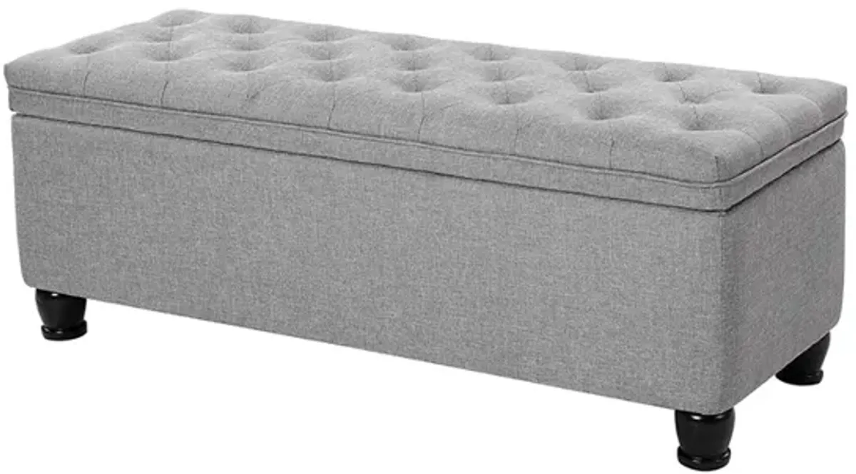 Elegant Storage Ottoman - Versatile Footstool with Hidden Storage