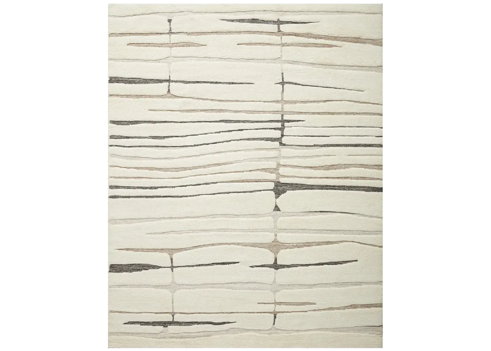 Bennett BEN03 Ivory/Bark 5'6" x 8'6" Rug