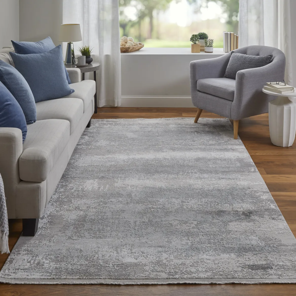 Cadiz 3888F Taupe/Gray/Silver 4'10" x 7'10" Rug