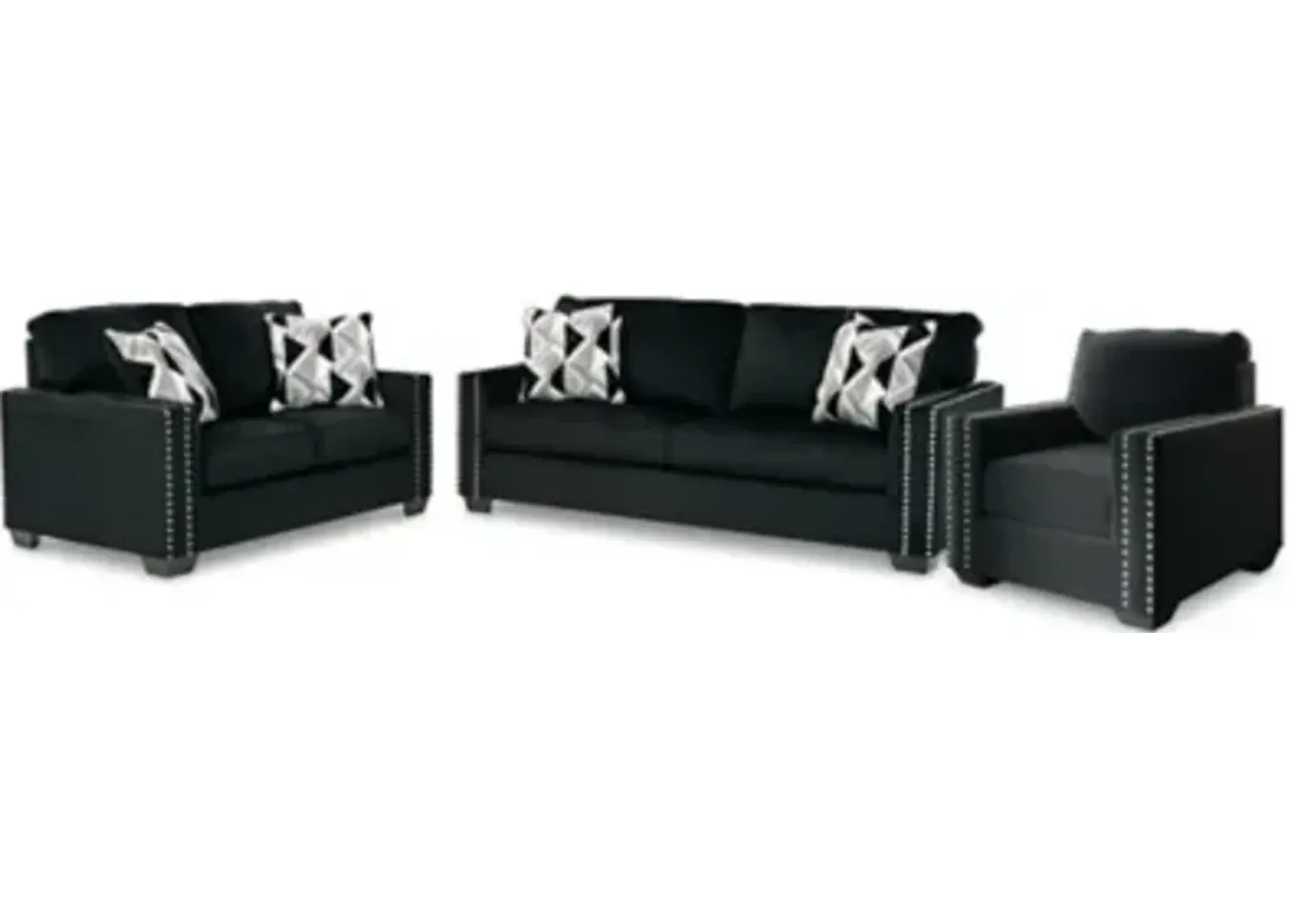 Gleston Sofa and Loveseat with Chair