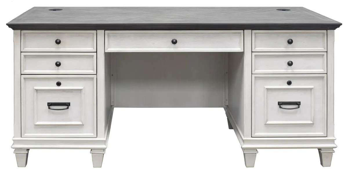 Double Pedestal Desk