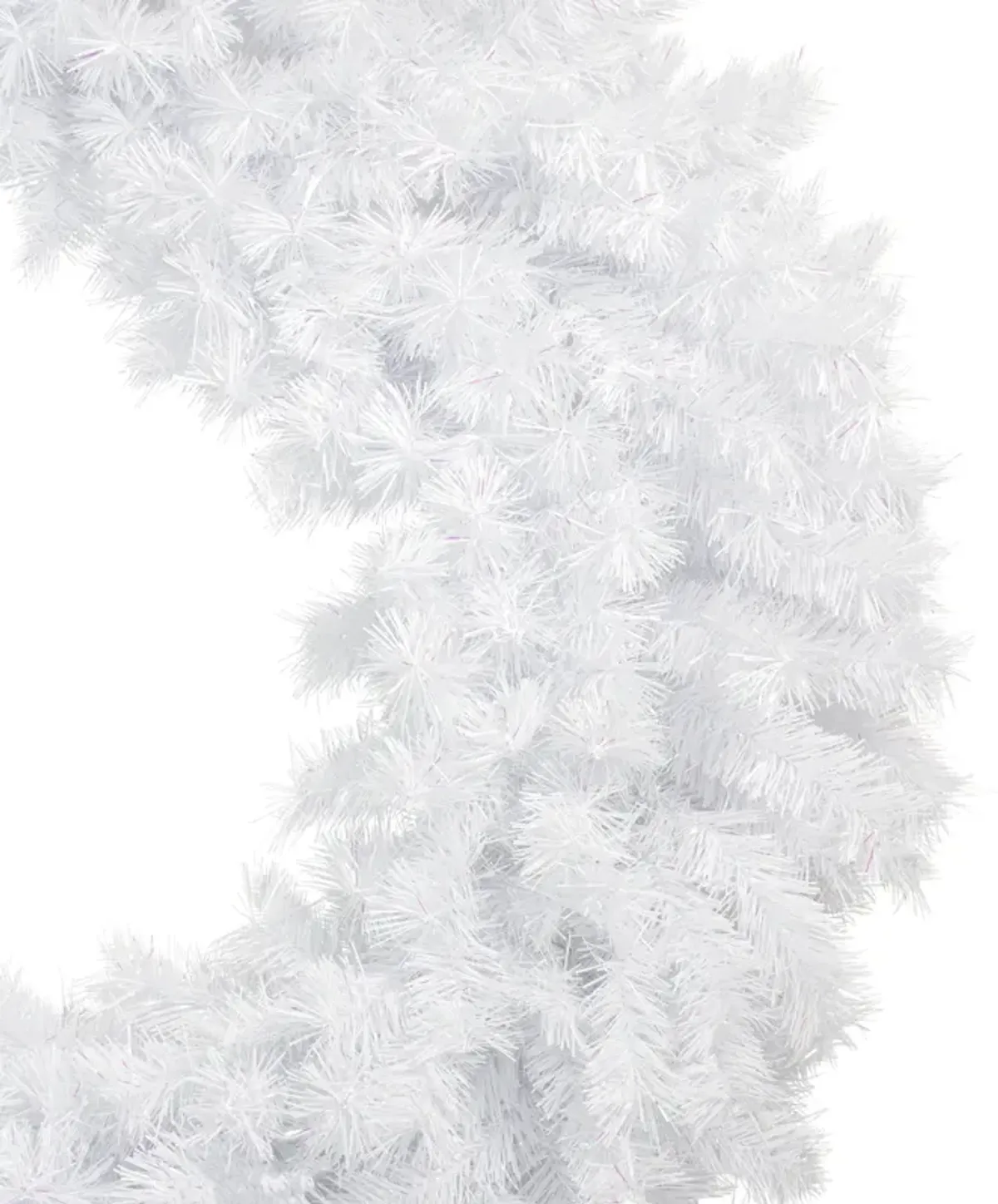 48" Icy White Spruce Artificial Christmas Wreath - Unlit