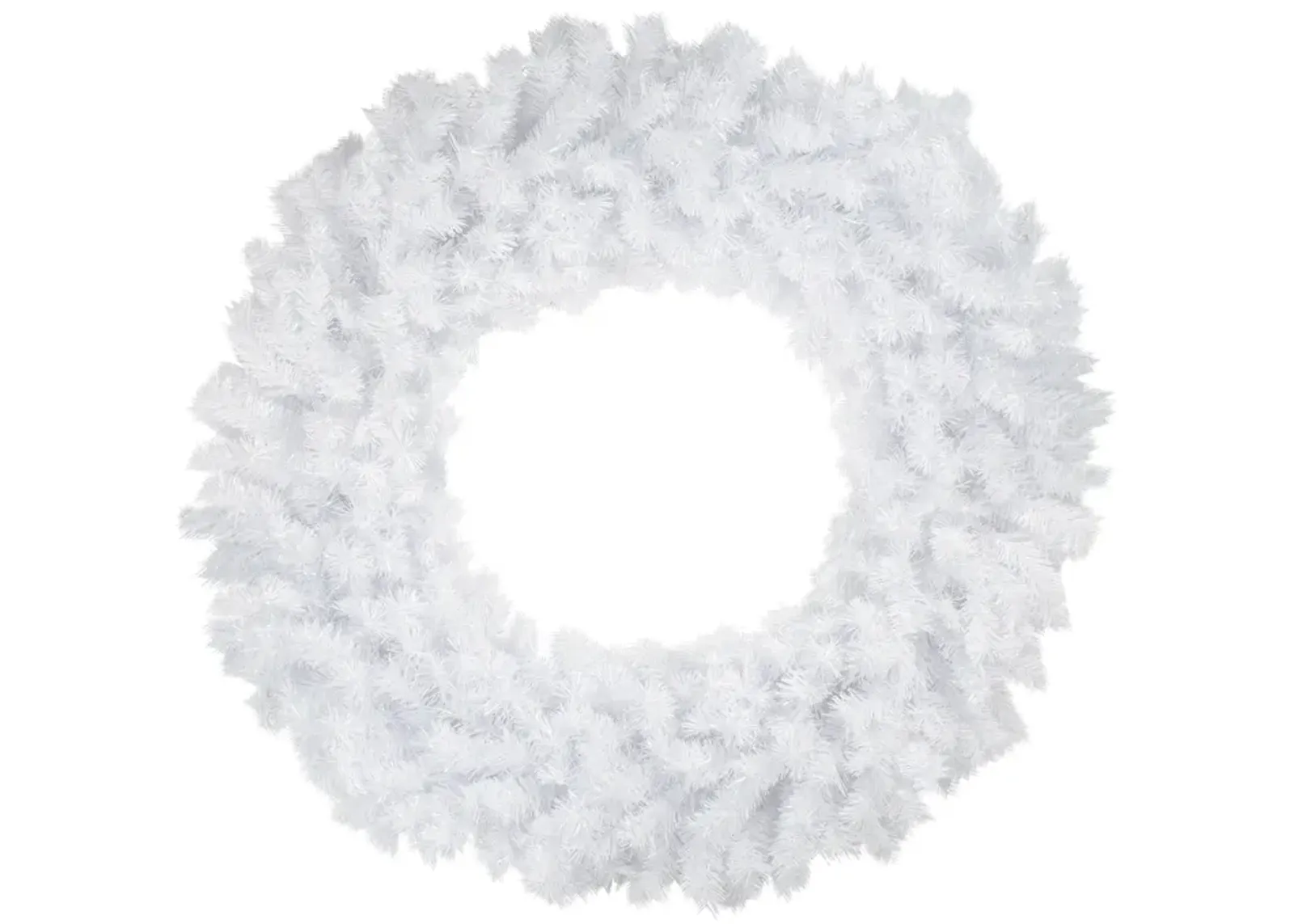 48" Icy White Spruce Artificial Christmas Wreath - Unlit