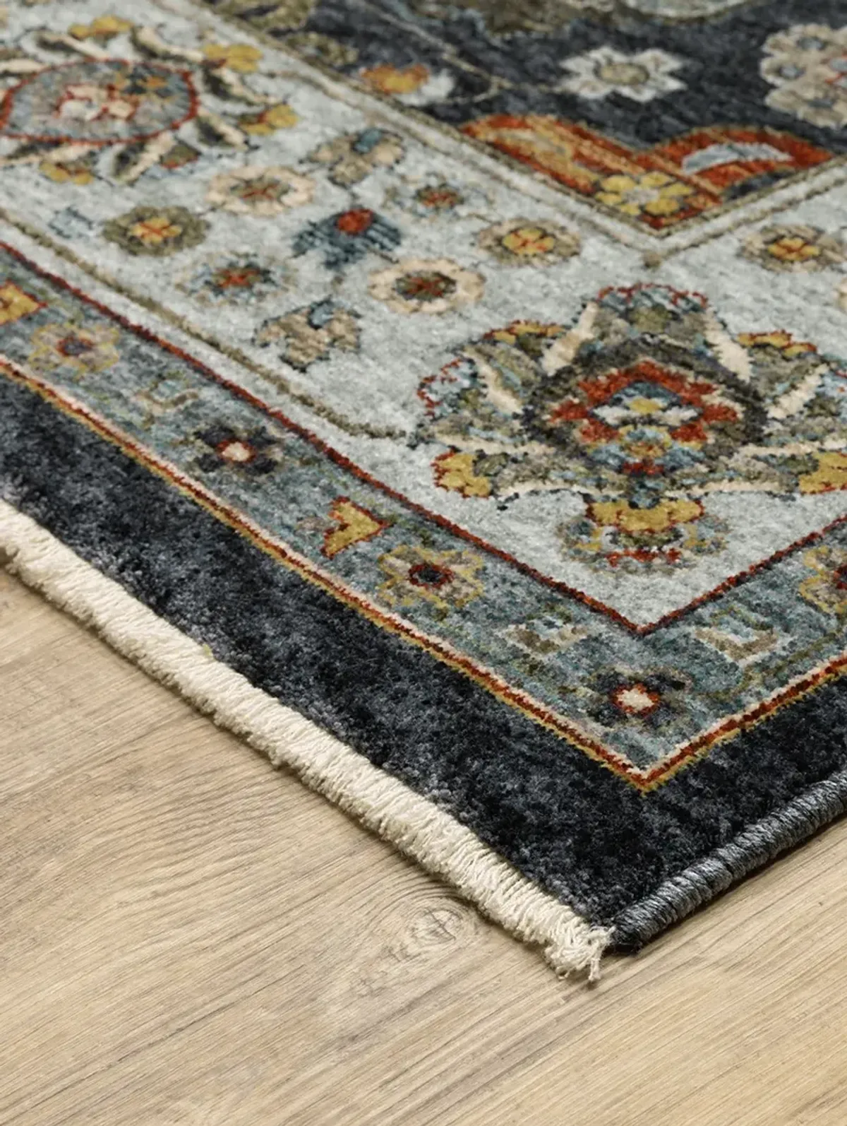 Aberdeen 2'3" x 7'6" Blue Rug