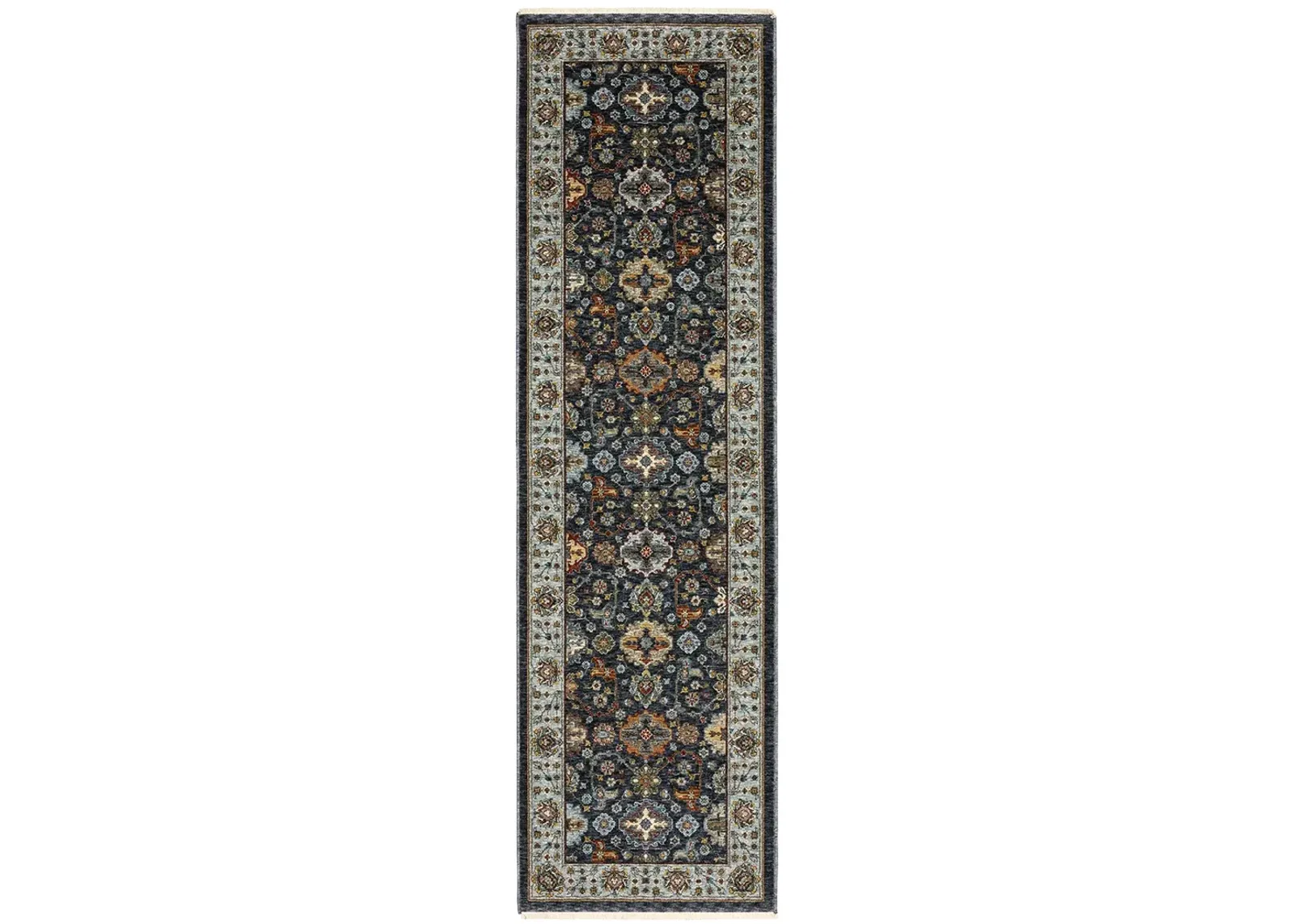 Aberdeen 2'3" x 7'6" Blue Rug