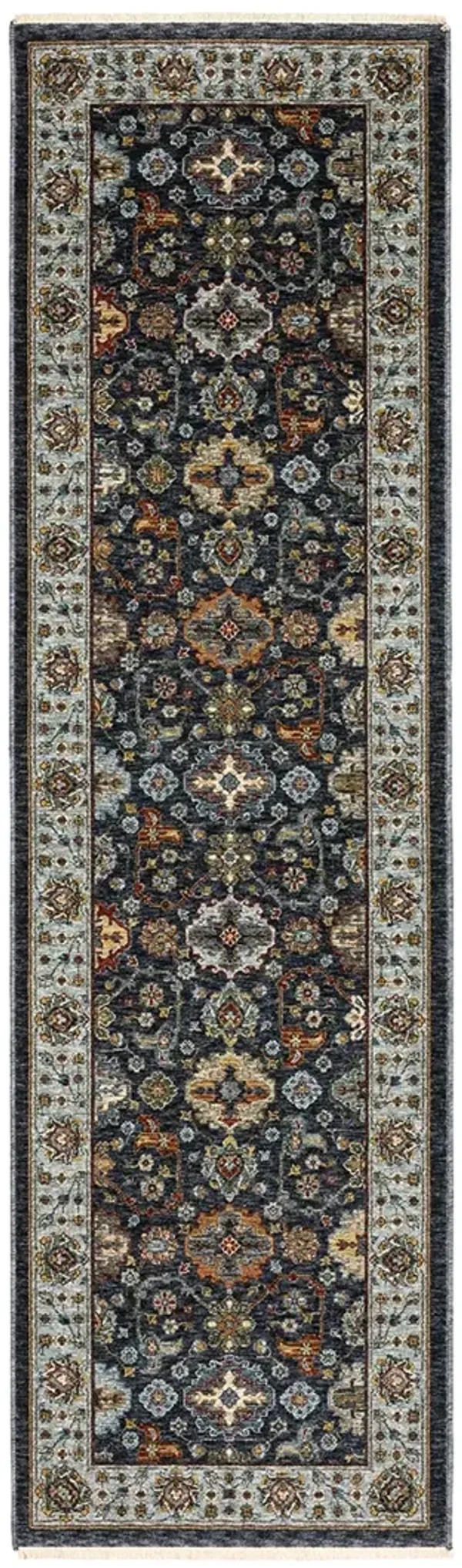 Aberdeen 2'3" x 7'6" Blue Rug