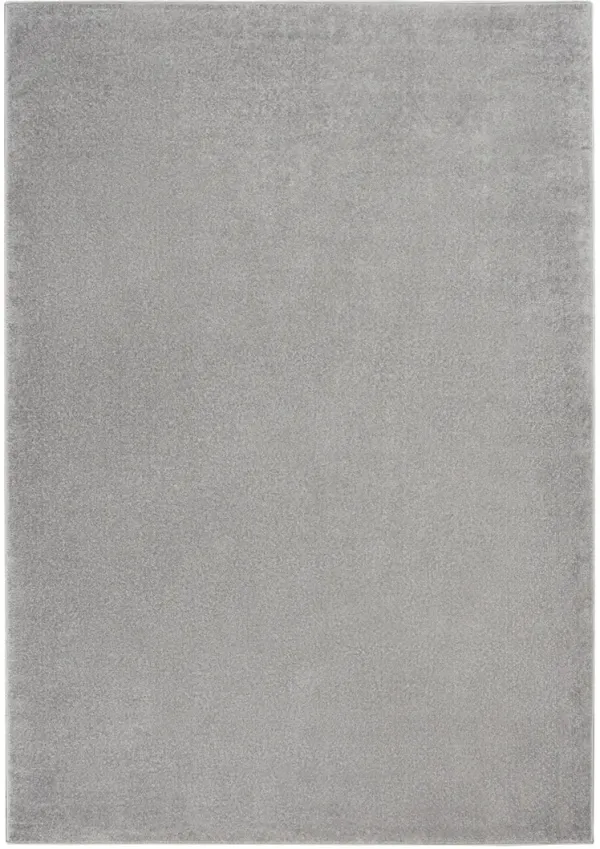 Nourison Essentials NRE01 Silver/Gray 5' x 8' Rug