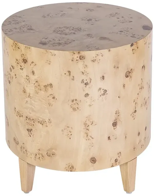 Butler Specialty Billie Burl End Table, Brown