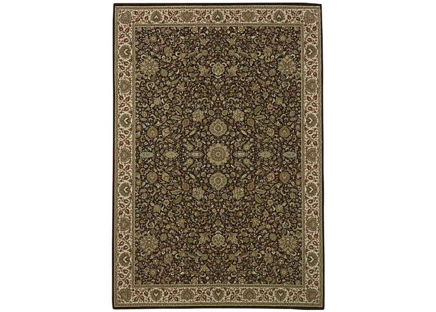 Ariana 7'10" x 11' Brown Rug