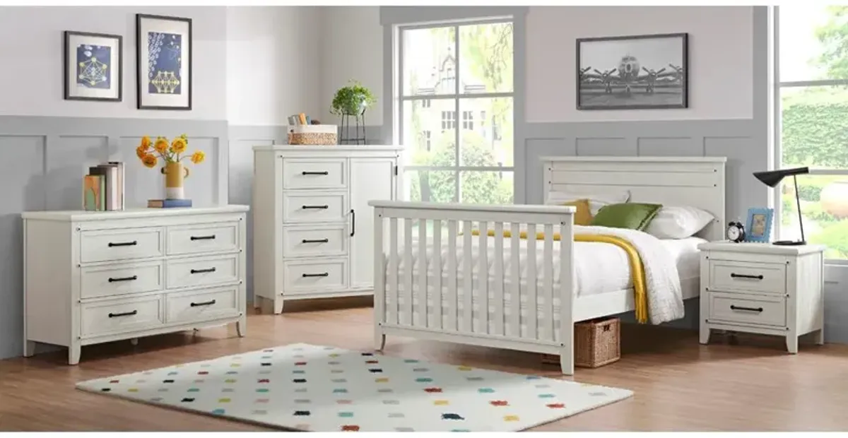 Soho Baby Ellison  4 In 1 Crib Rustic White