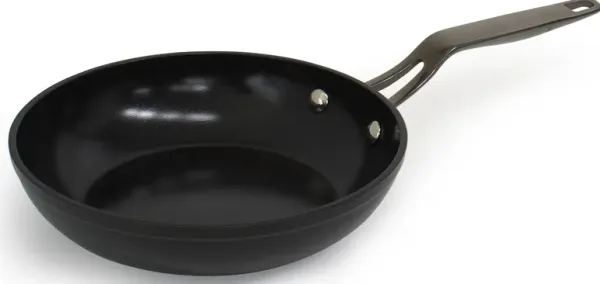 Blu. Cookware 7.8” Induction Frying Pan, Non-Toxic, Durable Non-Stick Ceramic, PFA/PFOA-Free, Suitable for All Cooktops, Includes Bamboo Brush