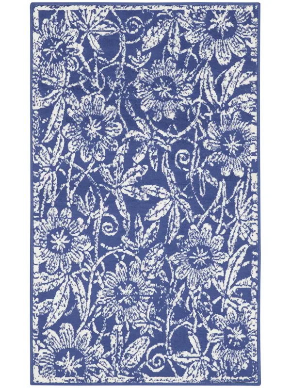 Whimsicle WHS05 Navy 3' x 5' Rug