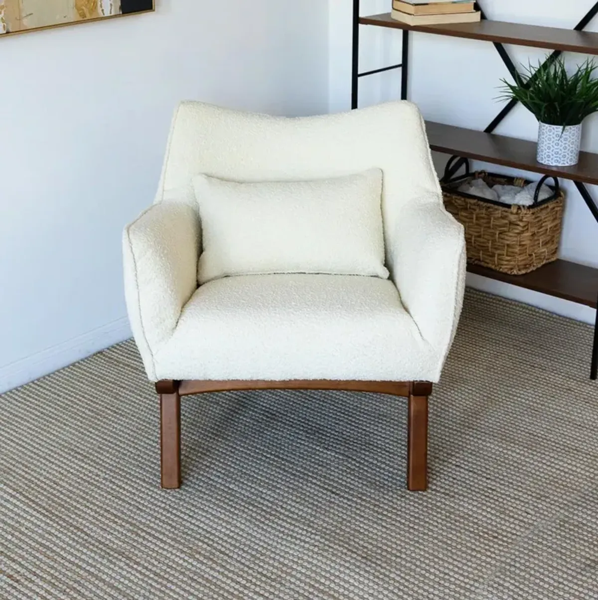 Ashcroft Furniture Co Brayden Mid Century Moder Armchair