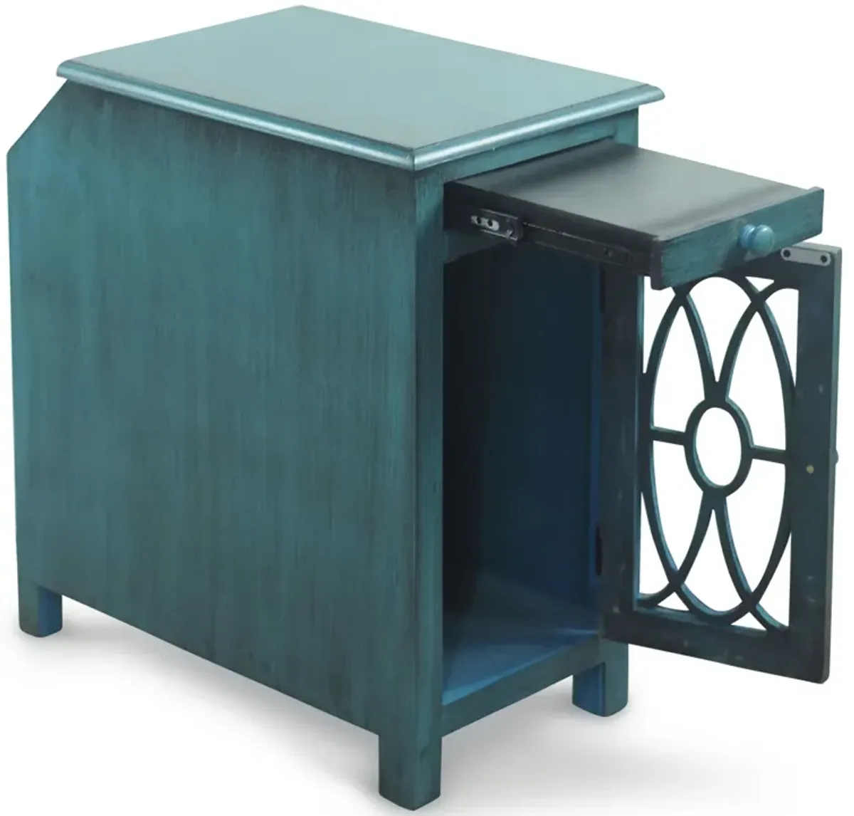 Teal Side Table