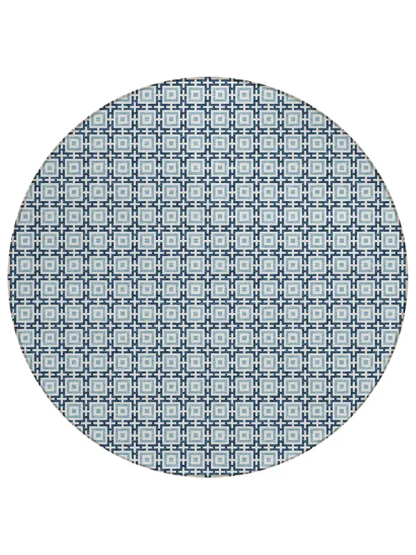 Marlo MO1 Navy 4' Rug