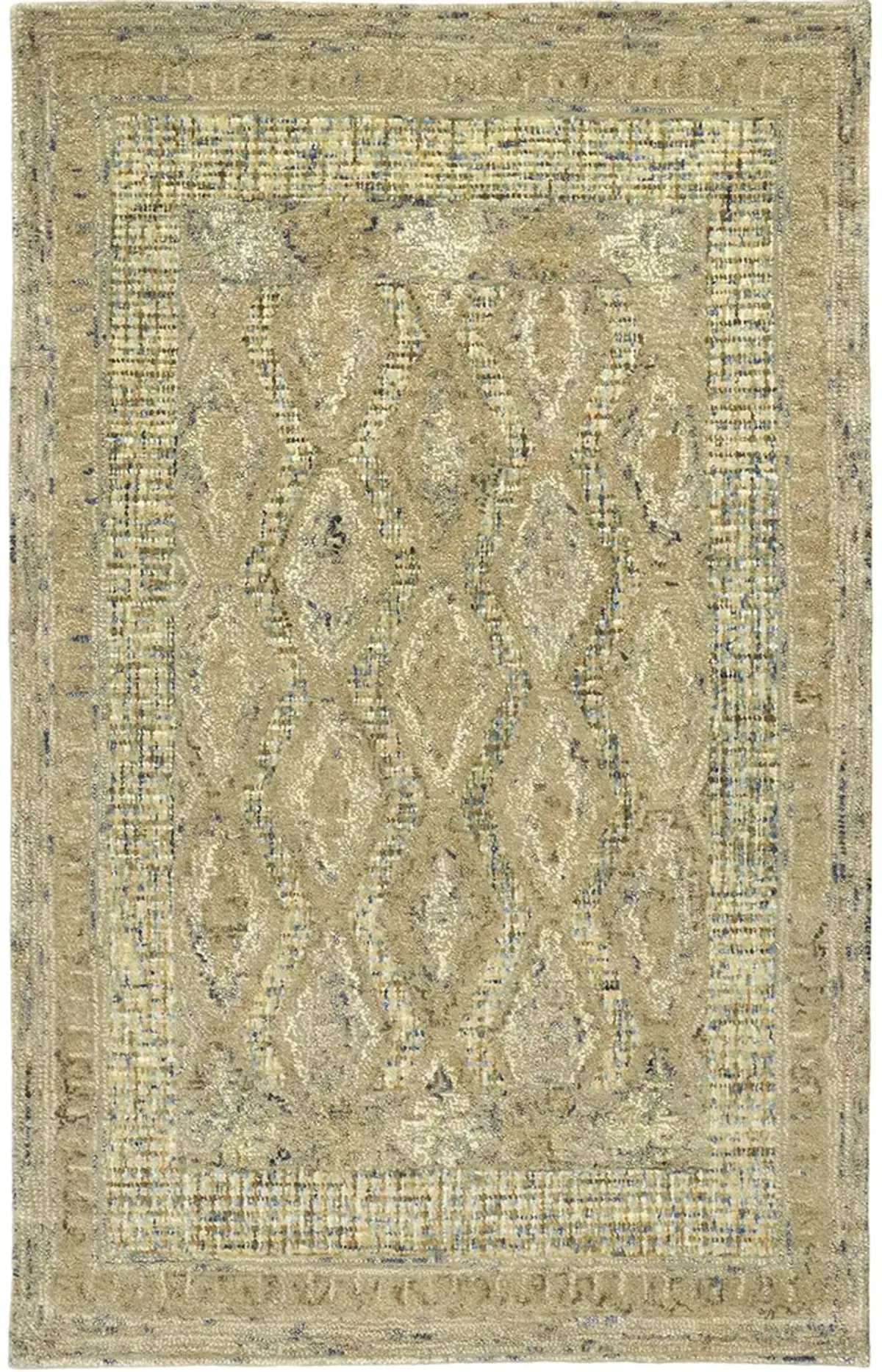 Isleta 8445F Tan/Blue/Gray 8' x 10' Rug