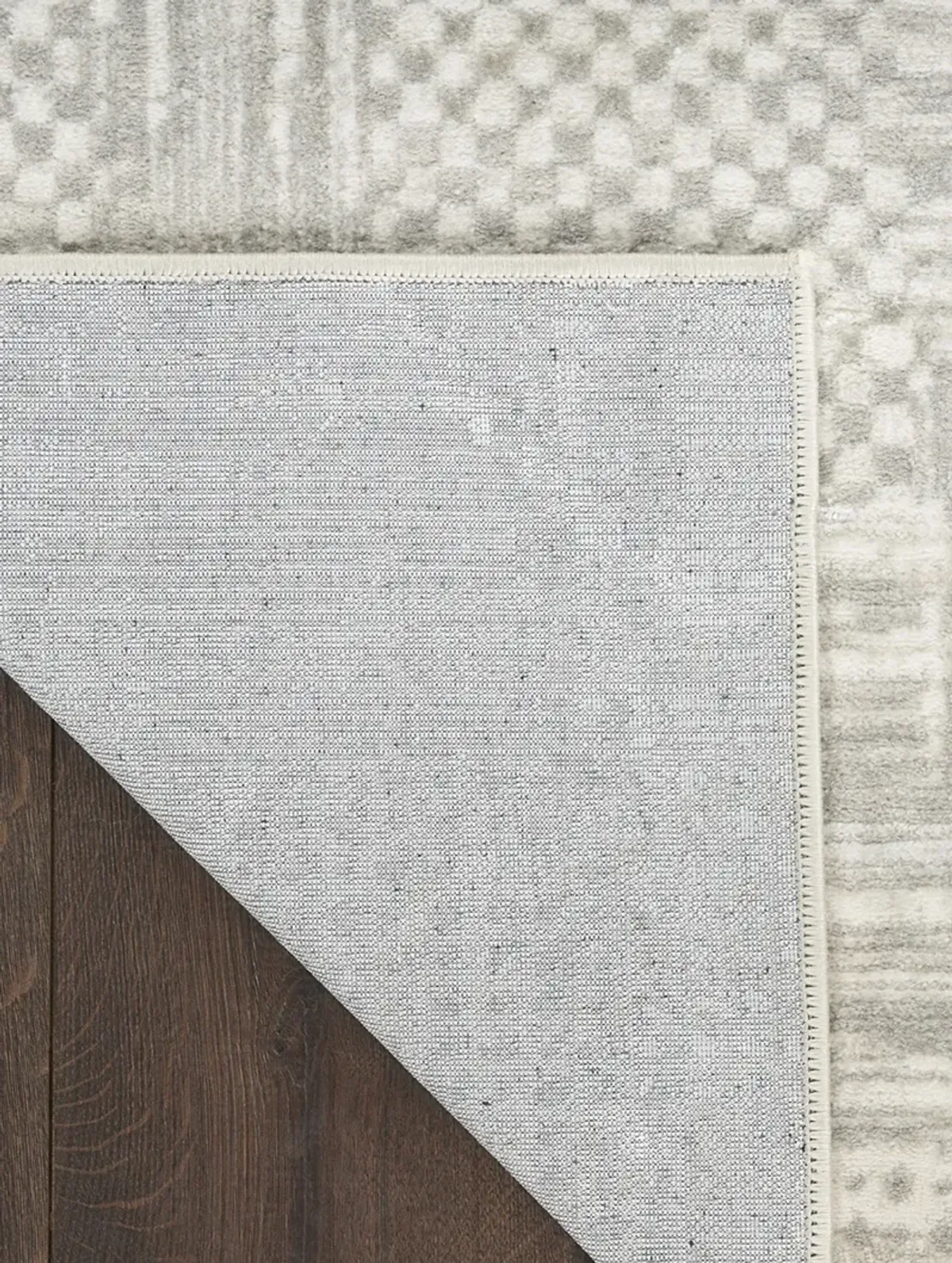 Glitz GLZ09 Silver/Gray 2'3" x 7'6" Rug