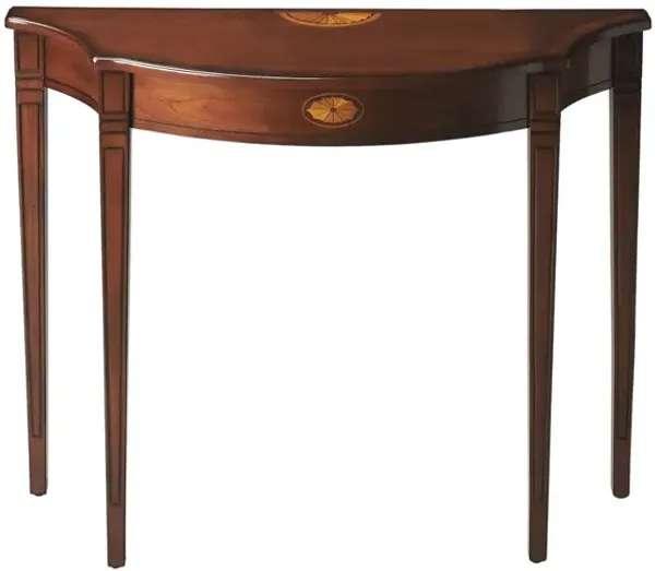 Olive Ash Burl Console Table, Belen Kox