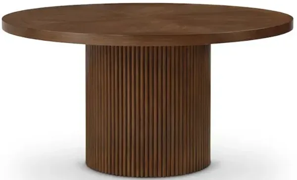 Meridian Furniture Belinda Brown Oak Veneer Dining Table