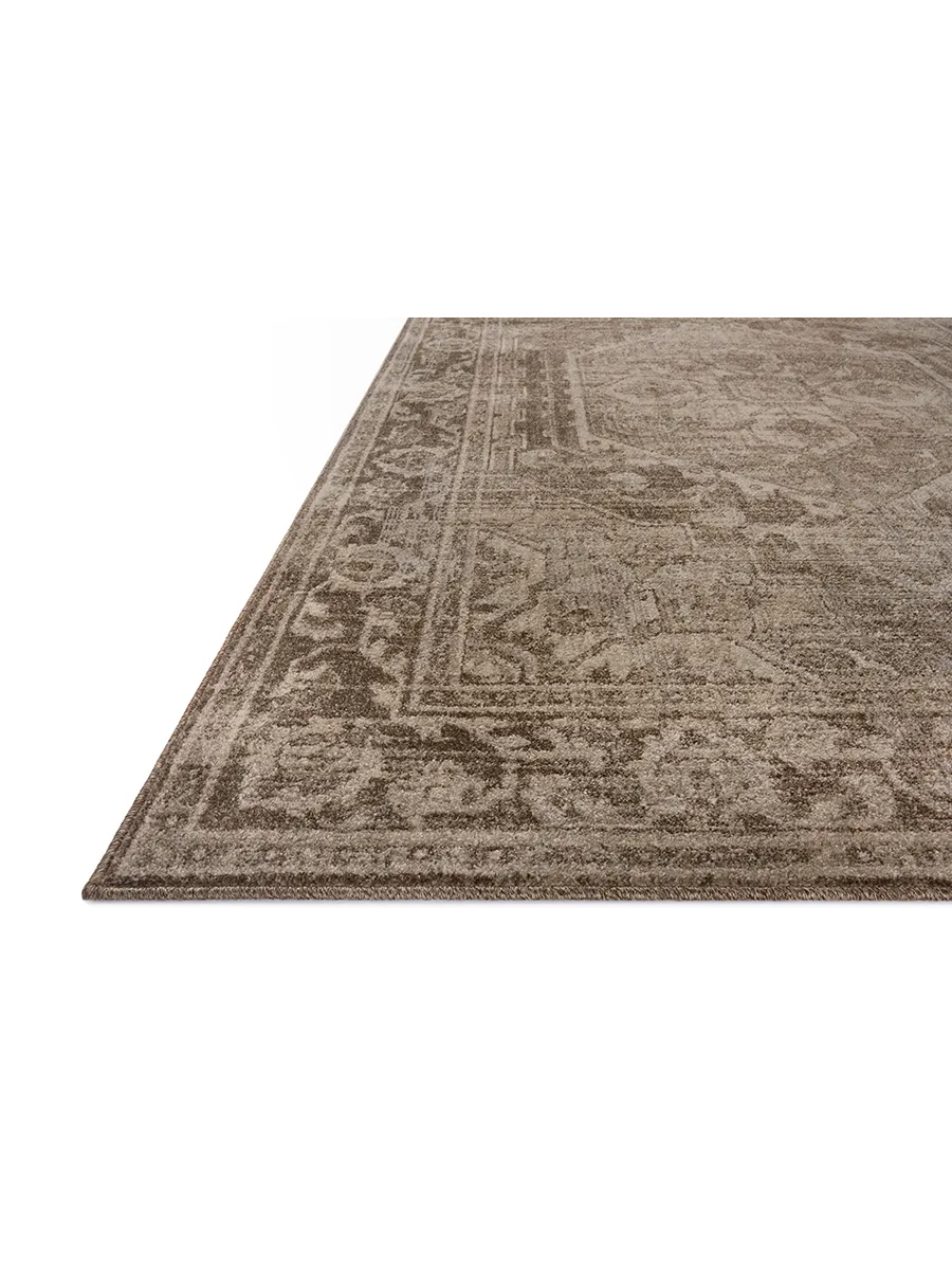 Mona Cocoa/Stone 2'6" x 10'0" Runner Rug by Magnolia Home by Joanna Gaines x Loloi