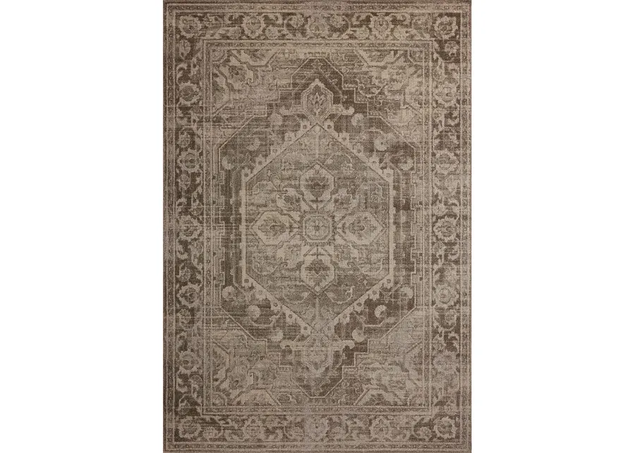 Mona Cocoa/Stone 2'6" x 10'0" Runner Rug by Magnolia Home by Joanna Gaines x Loloi