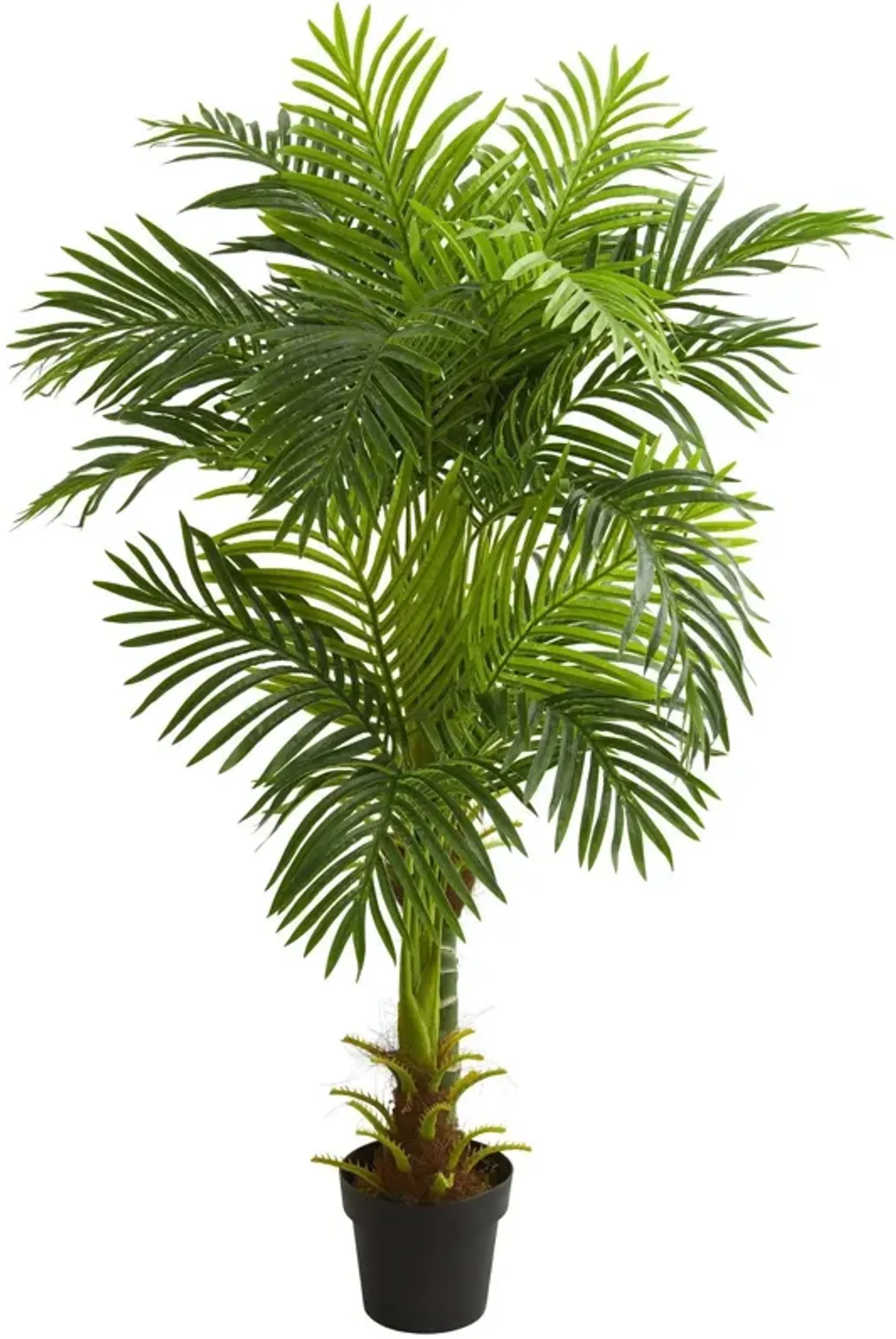 Nearly Natural 5-ft Double Stalk Hawaii Palm Artificial Tree