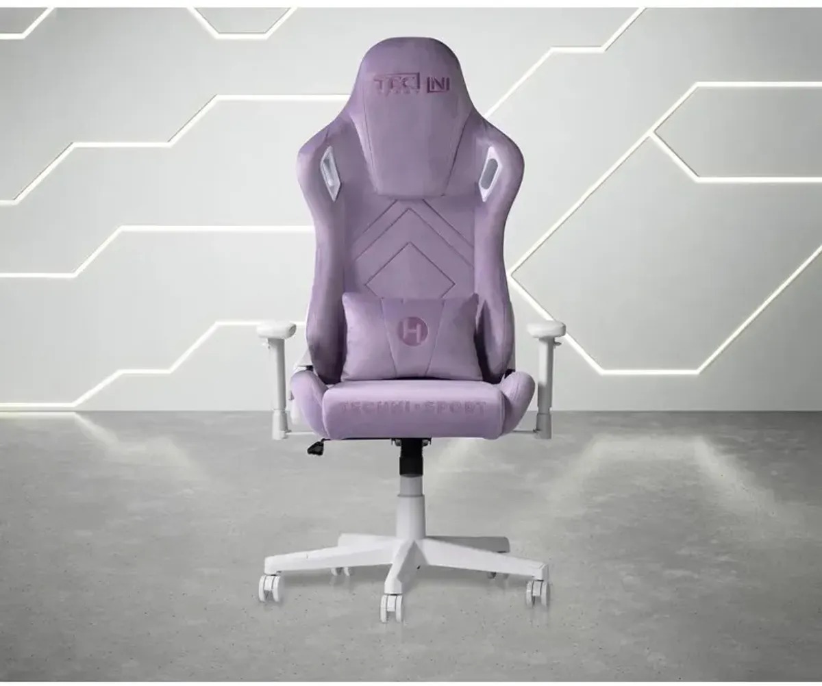 Techni Sport Velvet Gaming Chair -Purple