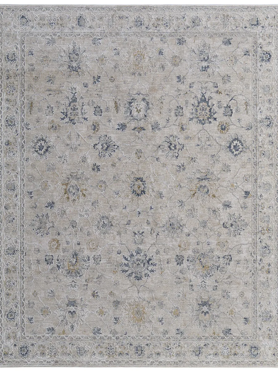 Pasha 39M7F 9'0" x 12'8" Ivory/Taupe/Blue Rug