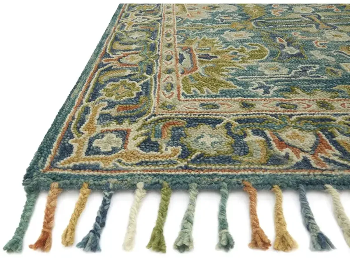 Zharah Blue/Navy 9'3" x 13' Rug