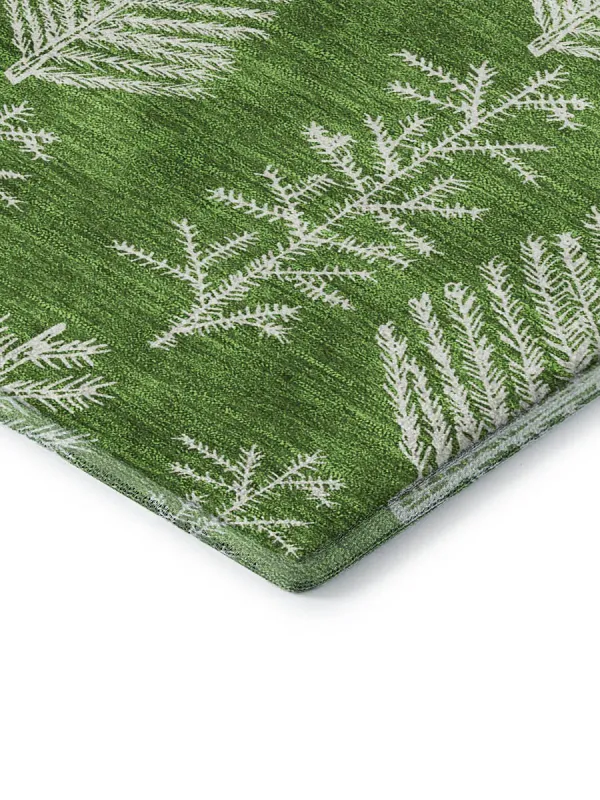 Merry & Bright MY21 Green 8' x 10' Rug