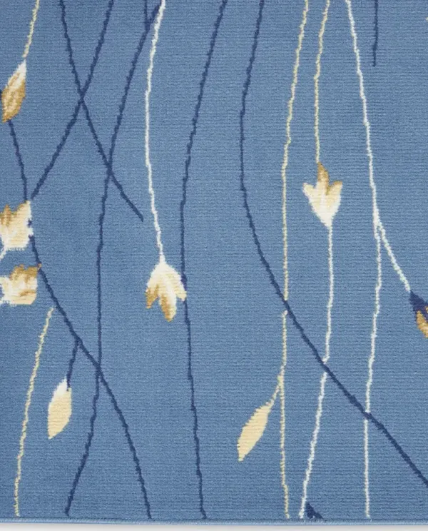 Grafix GRF15 Light Blue 3'9" x 5'9" Rug