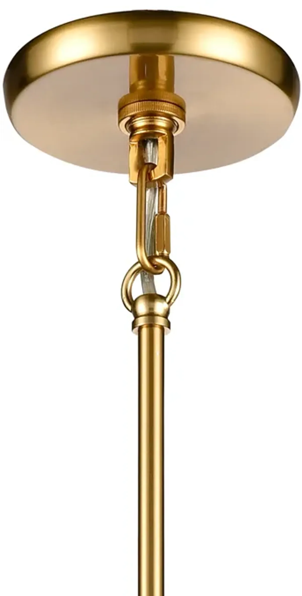 Current 8'' Wide 1-Light Brass Pendant