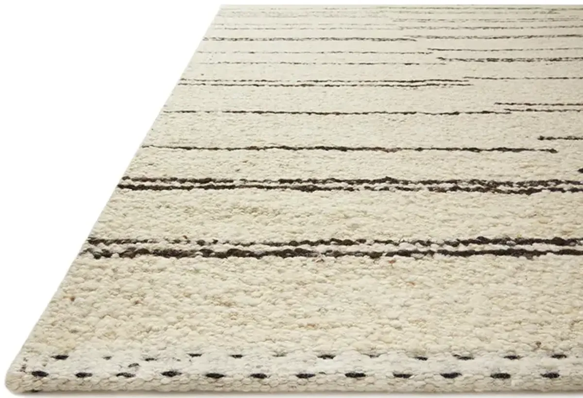 Roman ROM04 Natural/Charcoal 9'6" x 13'6" Rug