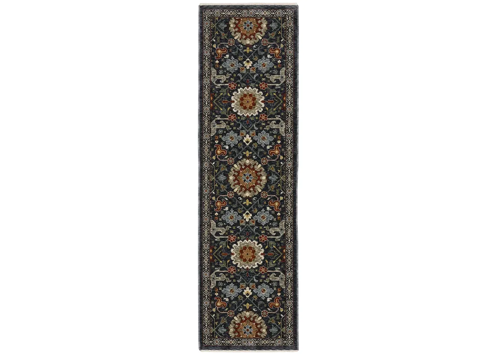 Aberdeen 2'3" x 7'6" Blue Rug