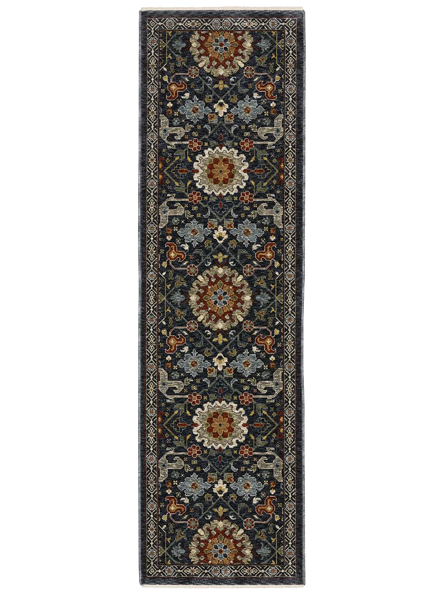 Aberdeen 2'3" x 7'6" Blue Rug