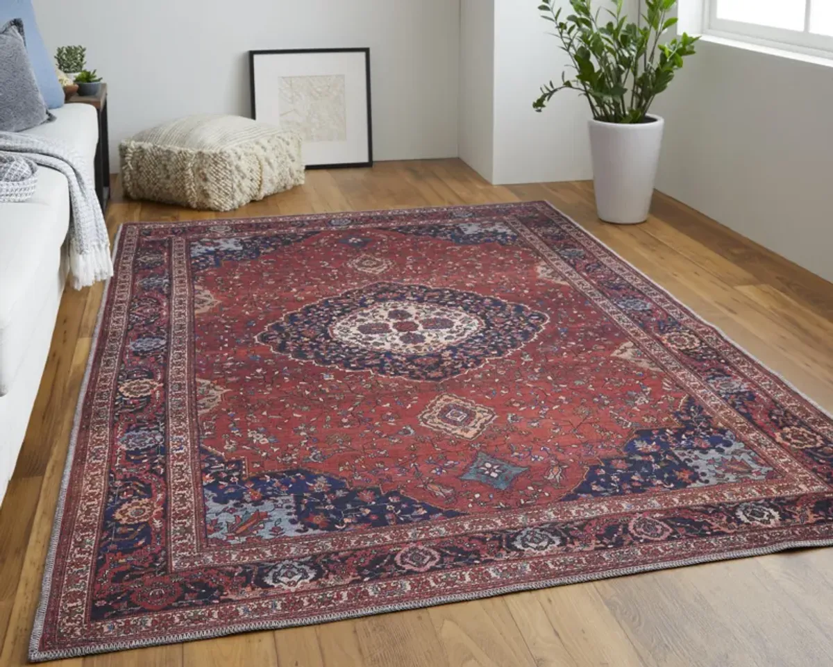 Rawlins 39HDF Red/Blue/Tan 2'7" x 8' Rug