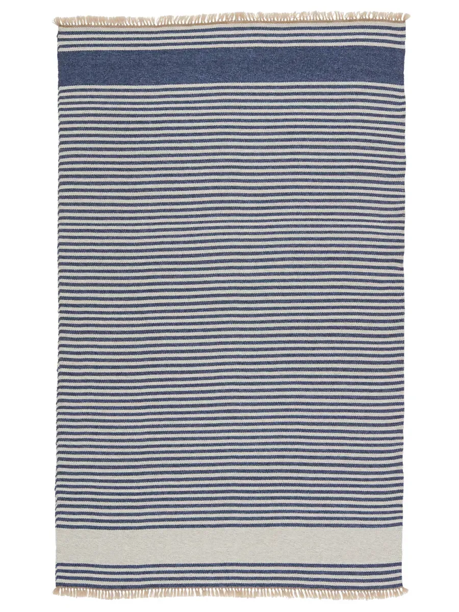 Morro Bay Strand Blue 3' x 8' Runner Rug