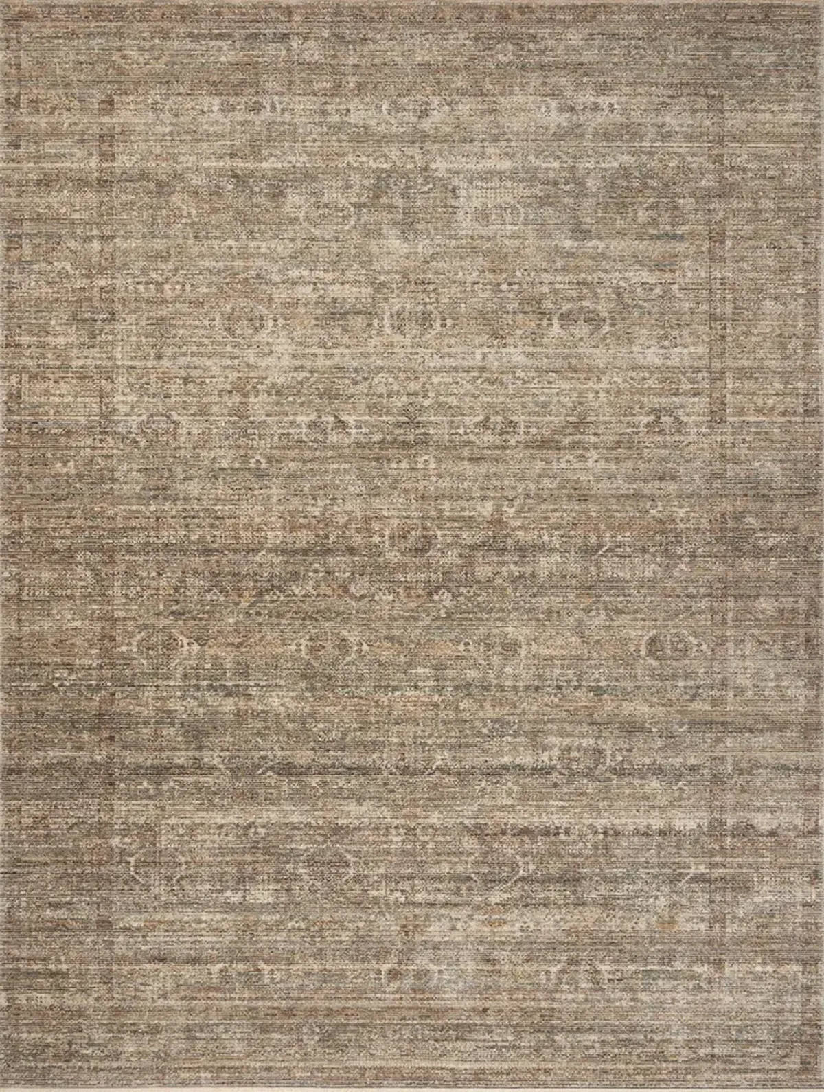 Molly MOL07 Tobacco/Sage 2'7" x 10' Runner Rug by Amber Lewis x Loloi