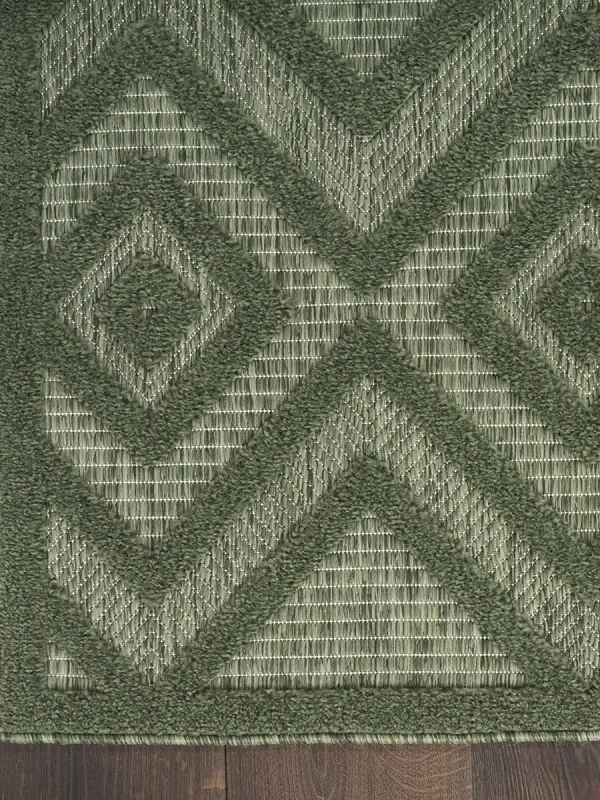 Versatile NRV01 Green 9' x 12' Rug