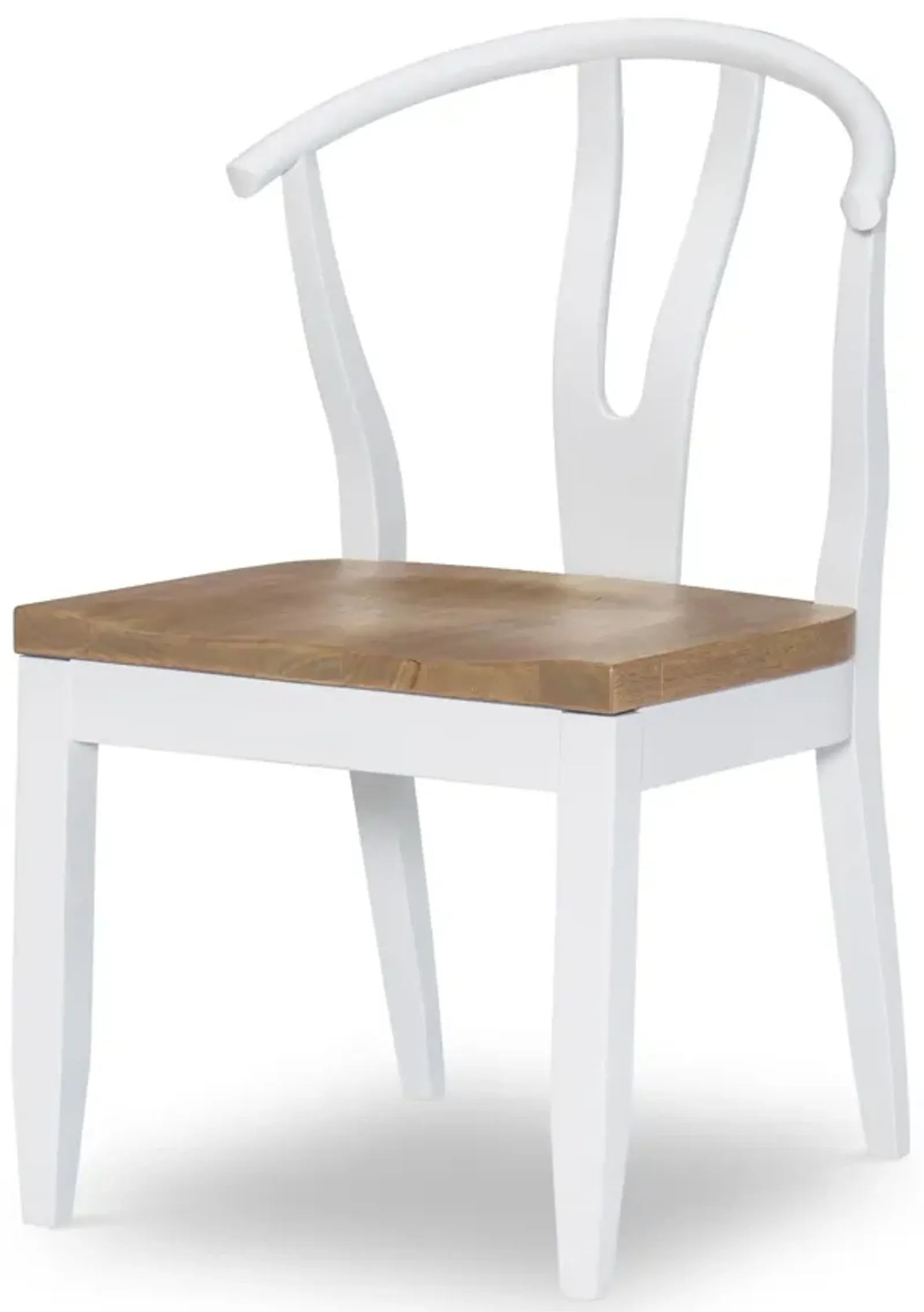 Franklin Wishbone Back Side Chair White