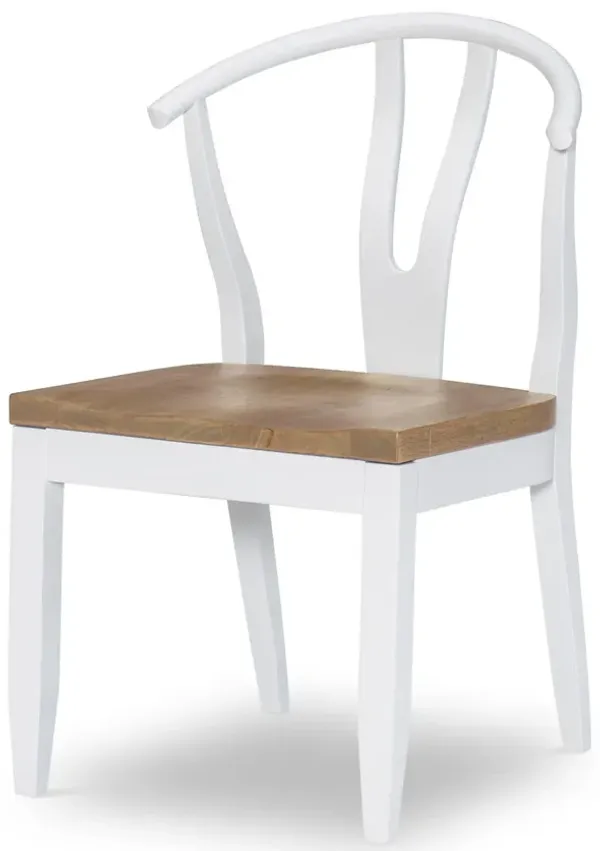 Franklin Wishbone Back Side Chair White