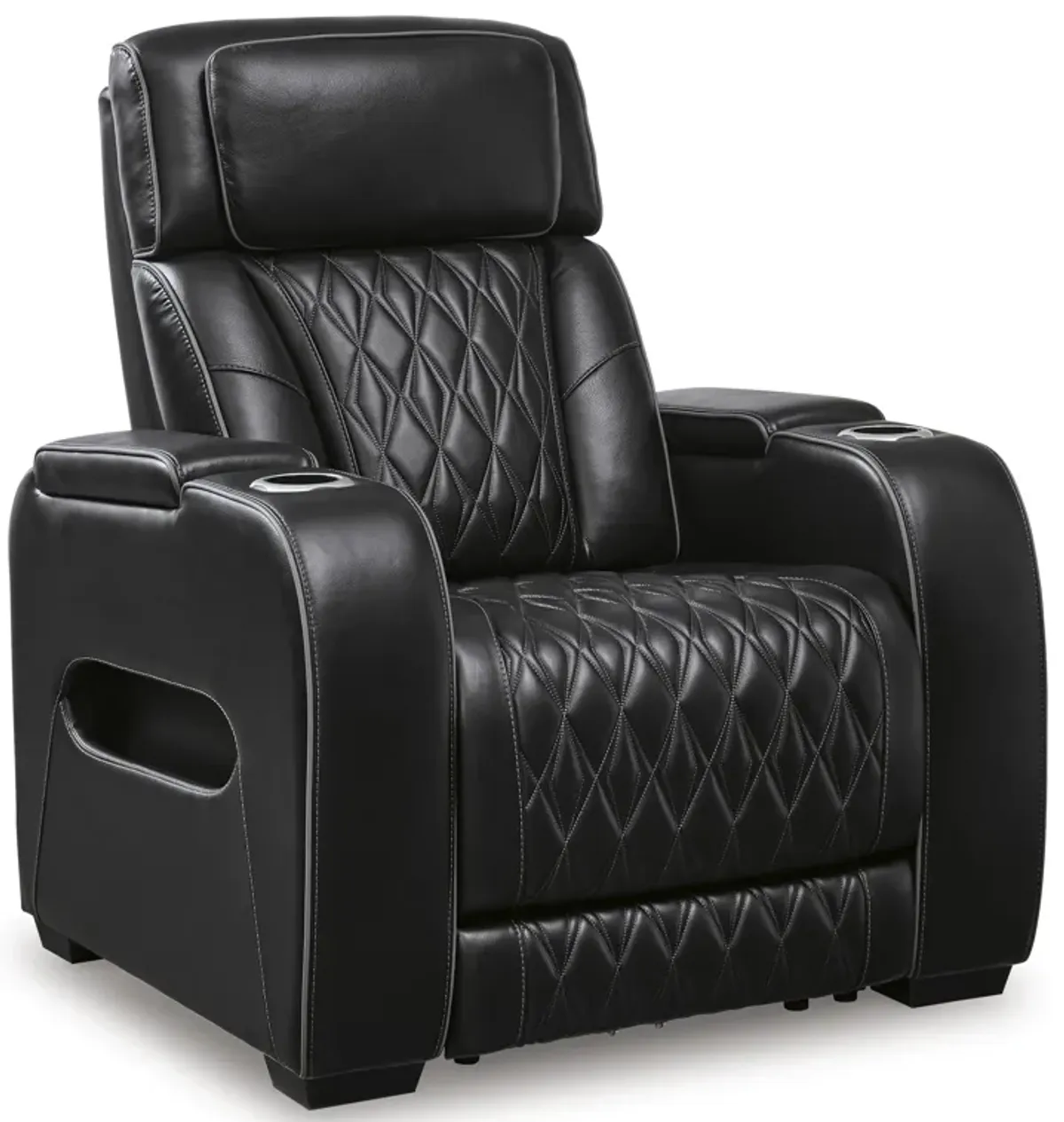 Boyington Black Power Recliner