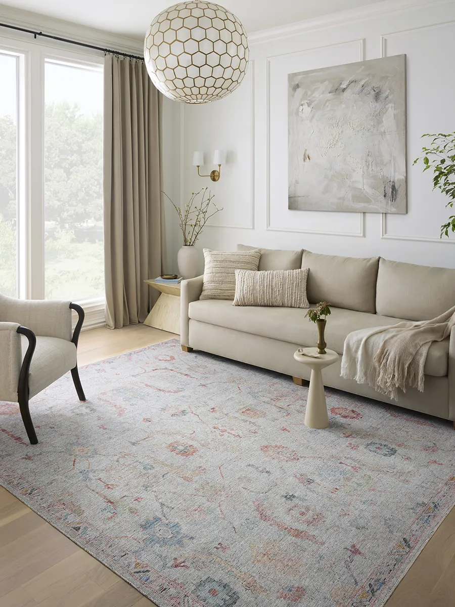 Elysium ELY01 Pebble/Multi 5' x 7'6" Rug