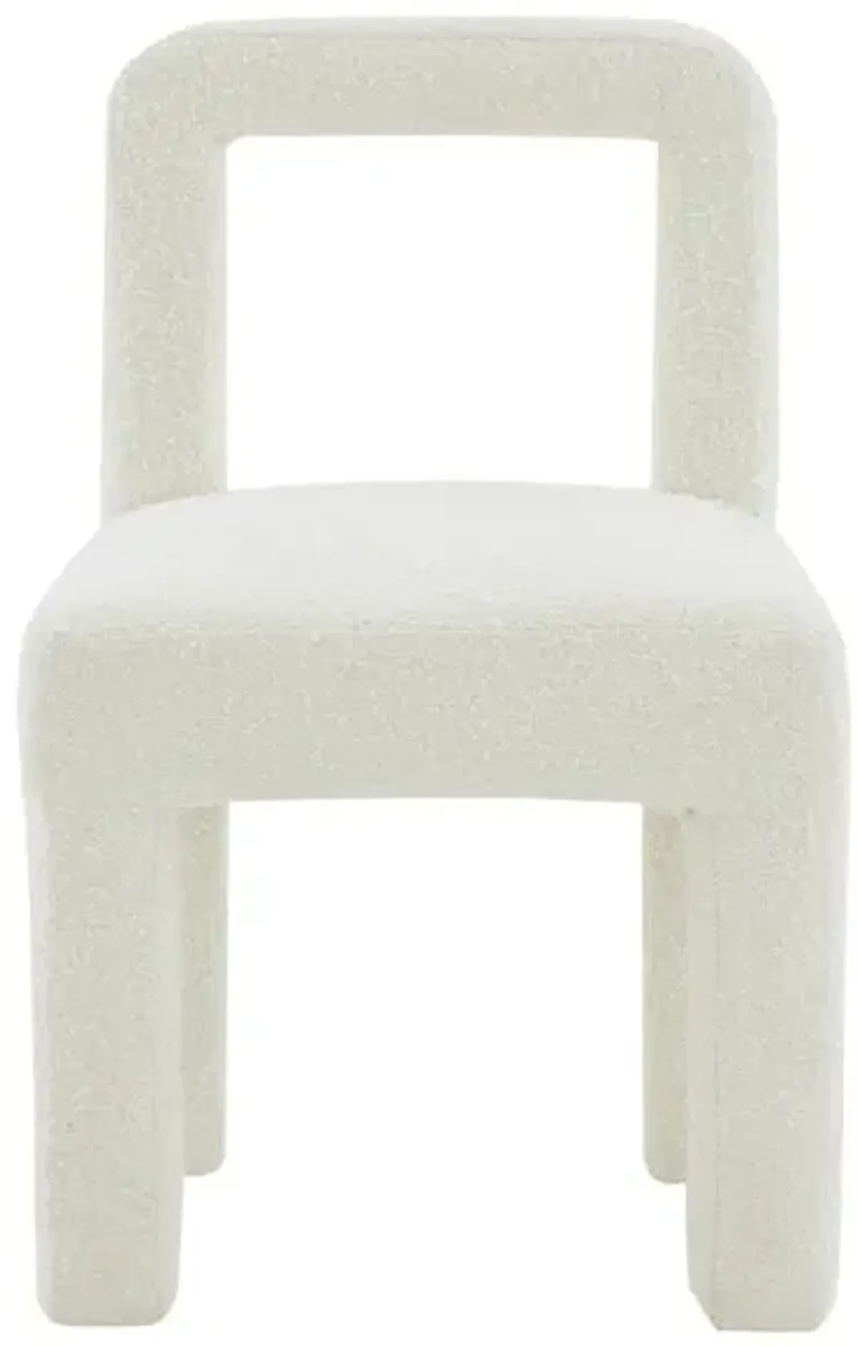 Belen Kox Modern Cream Boucle Dining Chair, Belen Kox