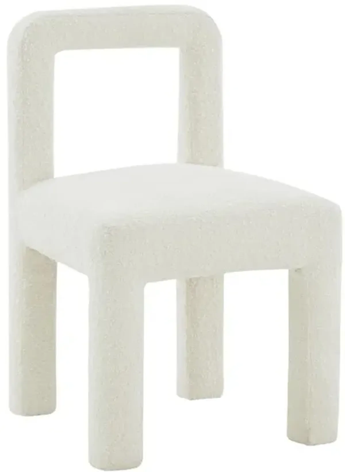 Belen Kox Modern Cream Boucle Dining Chair, Belen Kox