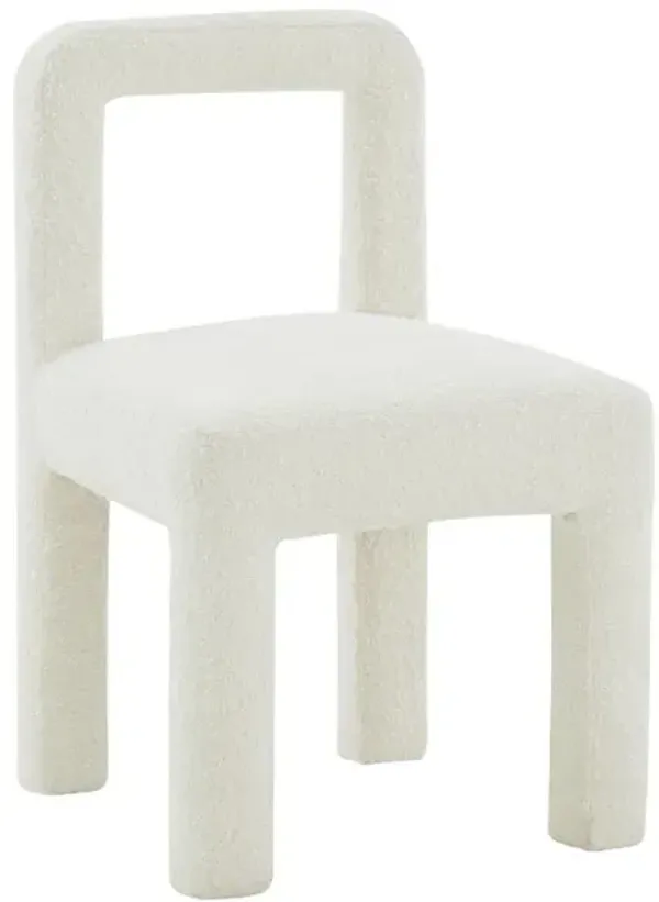 Belen Kox Modern Cream Boucle Dining Chair, Belen Kox