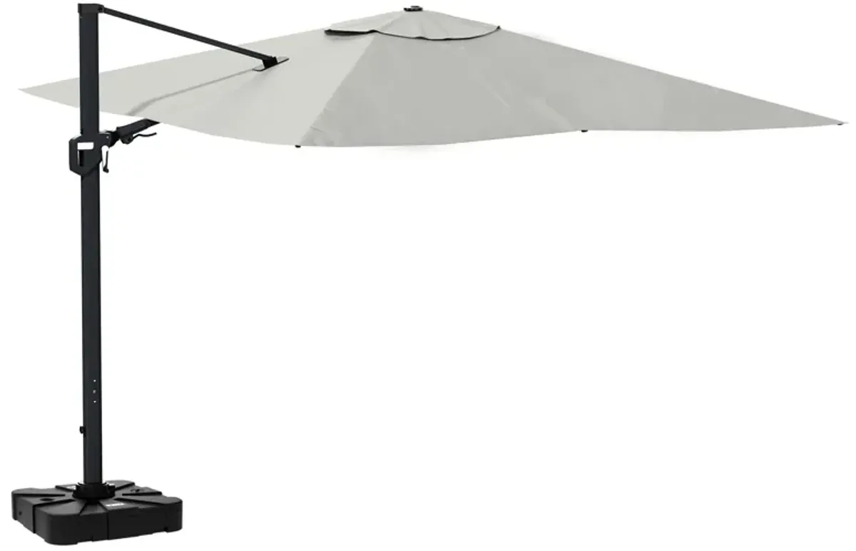 11FT Square Cantilever Patio Umbrella (with Base)