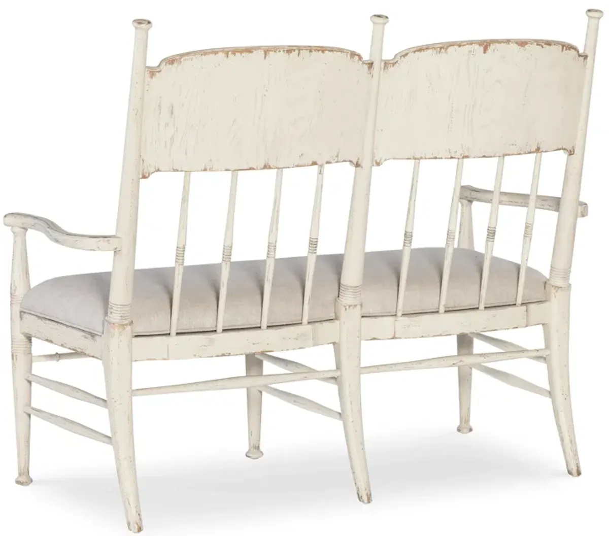 Americana White Dining Bench