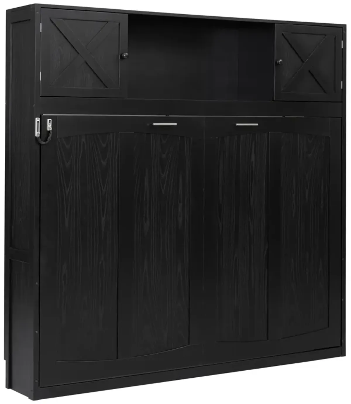 Merax  Bed with Storage Cabinets