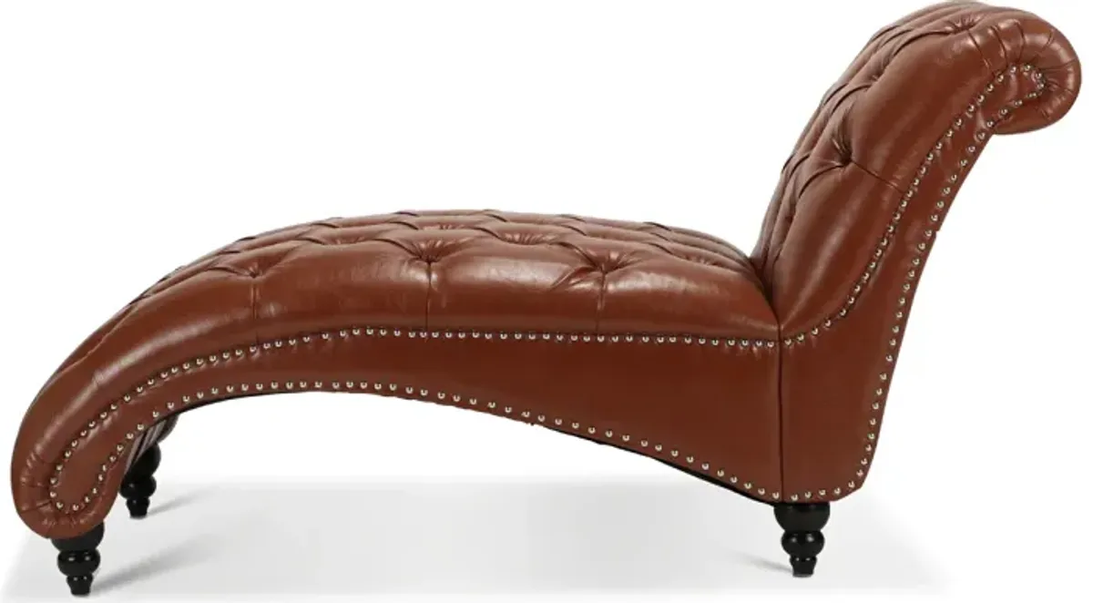 Tufted Armless Chaise Lounge